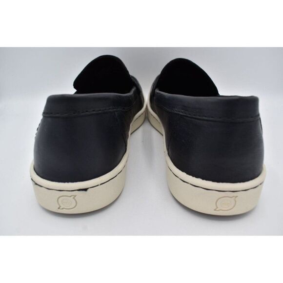Born Mens Size 10.5 Axel Black Full Grain Leather Slip On Loafers Sneakers Shoes main image 5